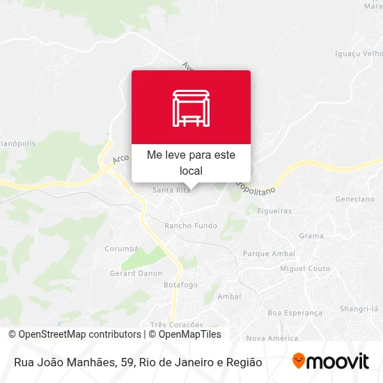 Rua João Manhães, 59 mapa