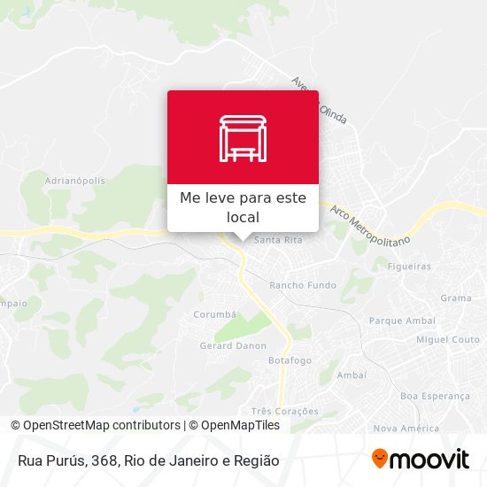 Rua Purús, 368 mapa