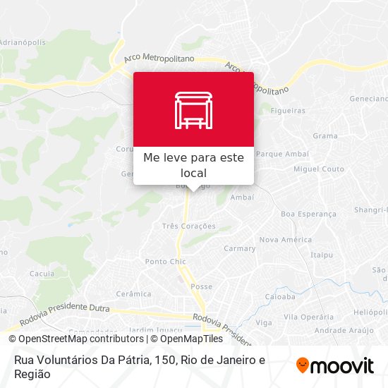 Rua Voluntários Da Pátria, 150 mapa