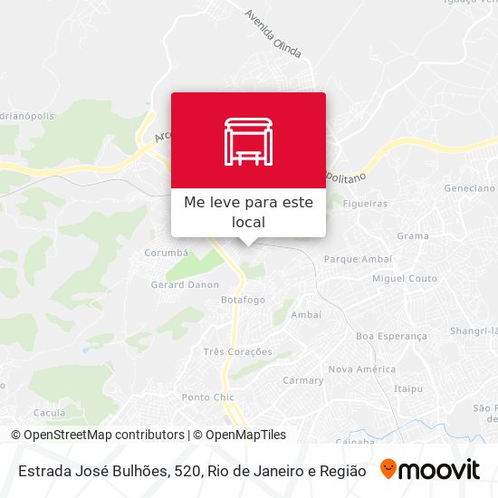 Estrada José Bulhões, 520 mapa