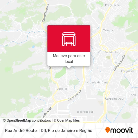 Rua André Rocha | Dfl mapa