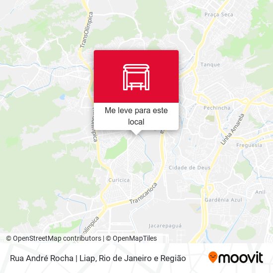 Rua André Rocha | Liap mapa