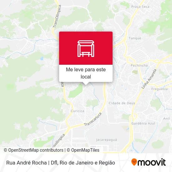 Rua André Rocha | Dfl mapa