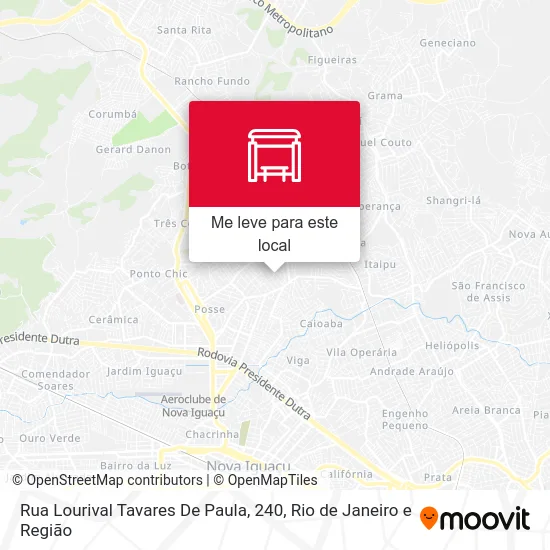 Rua Lourival Tavares De Paula, 240 mapa