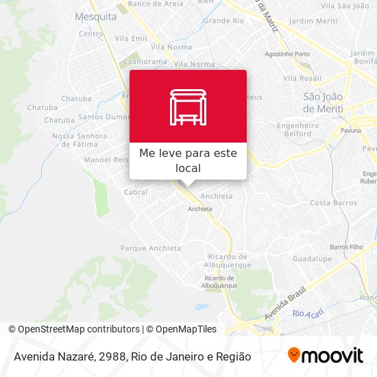 Avenida Nazaré, 2988 mapa