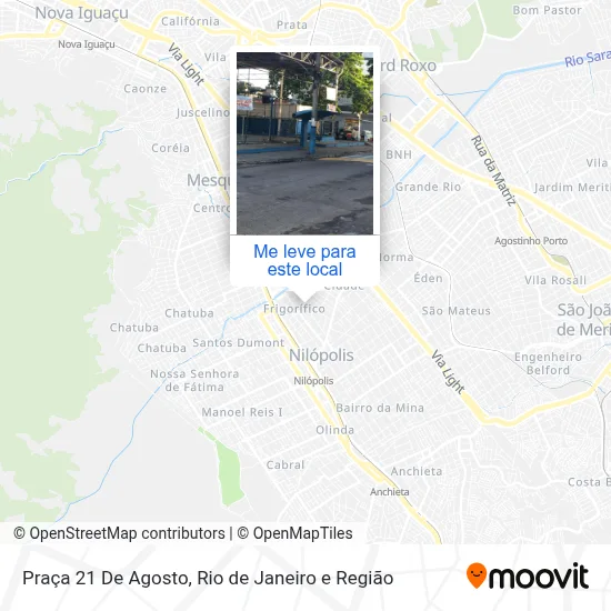 Praça 21 De Agosto mapa