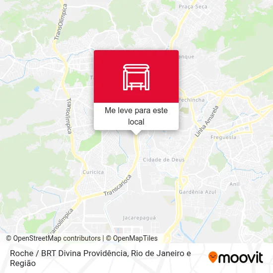 Roche / BRT Divina Providência mapa