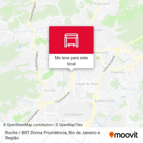 Roche / BRT Divina Providência mapa