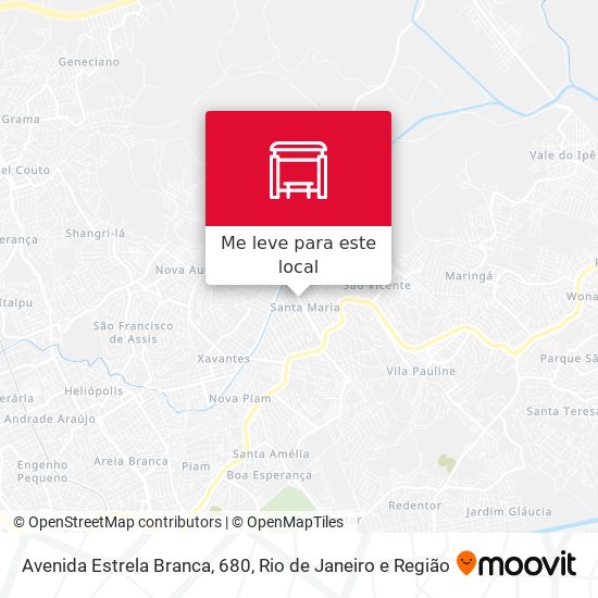 Avenida Estrela Branca, 680 mapa