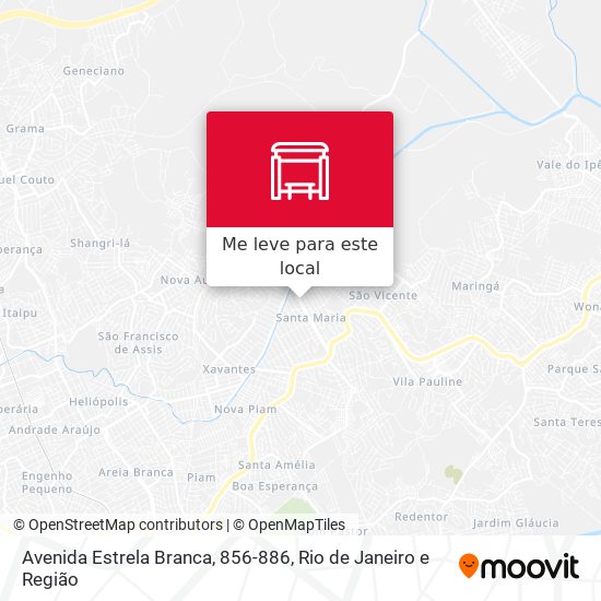 Avenida Estrela Branca, 856-886 mapa