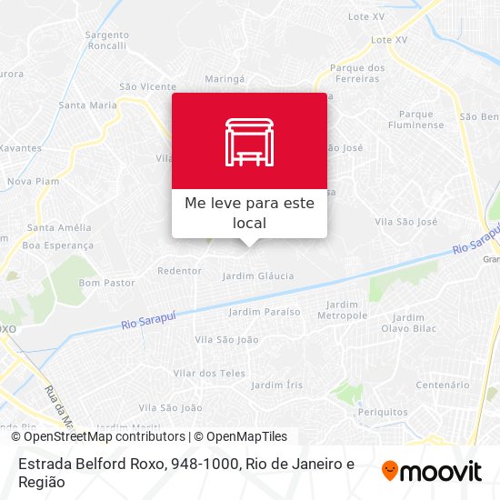 Estrada Belford Roxo, 948-1000 mapa