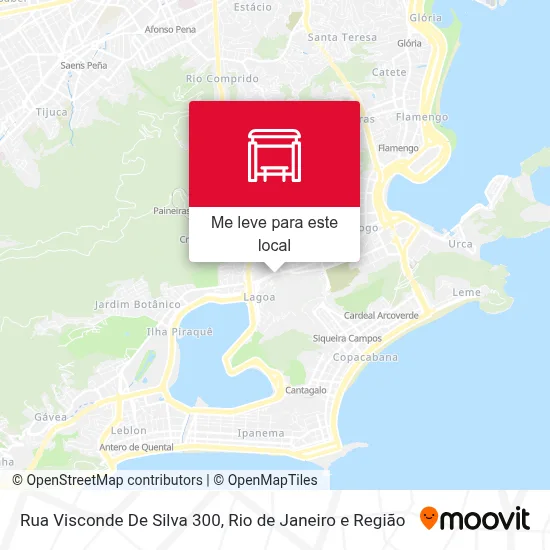 Rua Visconde De Silva 300 mapa