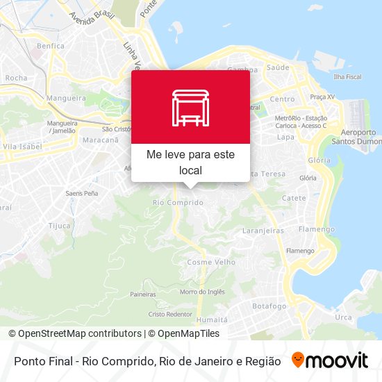 Ponto Final - Rio Comprido mapa