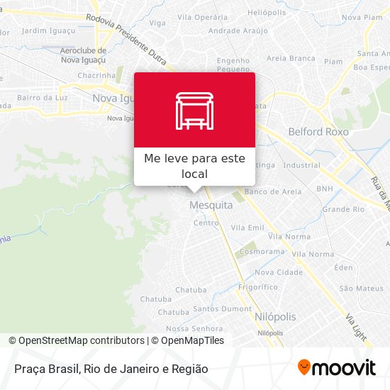 Praça Brasil mapa