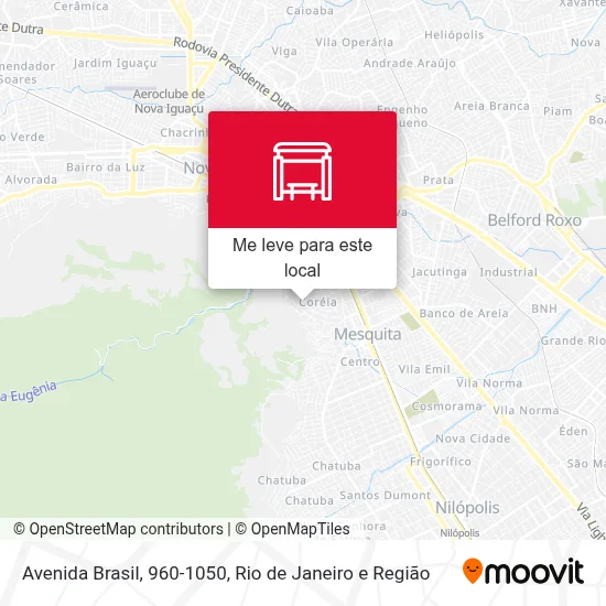 Avenida Brasil, 960-1050 mapa