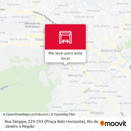 Rua Sergipe, 229-293 (Praça Belo Horizonte) mapa