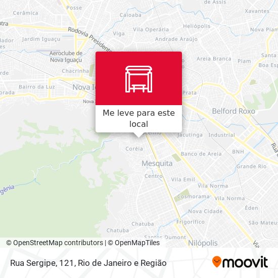 Rua Sergipe, 121 mapa