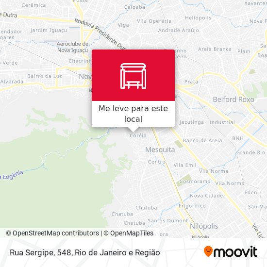 Rua Sergipe, 548 mapa