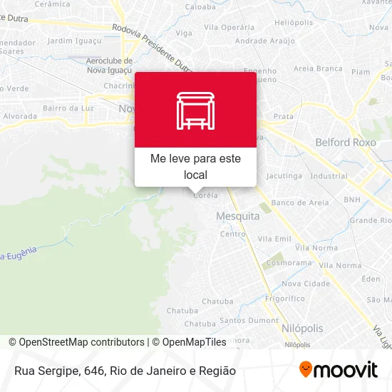Rua Sergipe, 646 mapa