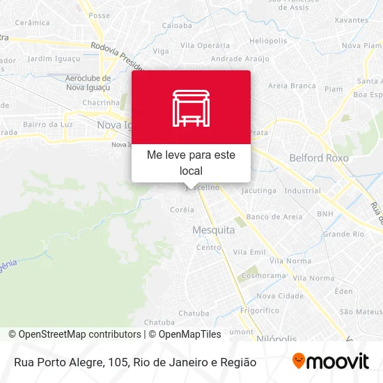 Rua Porto Alegre, 105 mapa