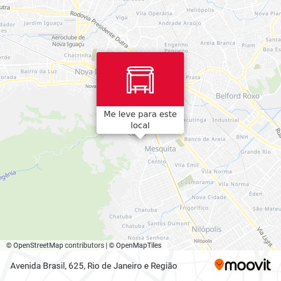 Avenida Brasil, 625 mapa