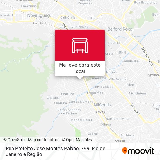 Rua Prefeito José Montes Paixão, 799 mapa