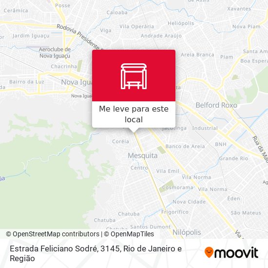 Estrada Feliciano Sodré, 3145 mapa
