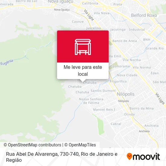 Rua Abel De Alvarenga, 730-740 mapa