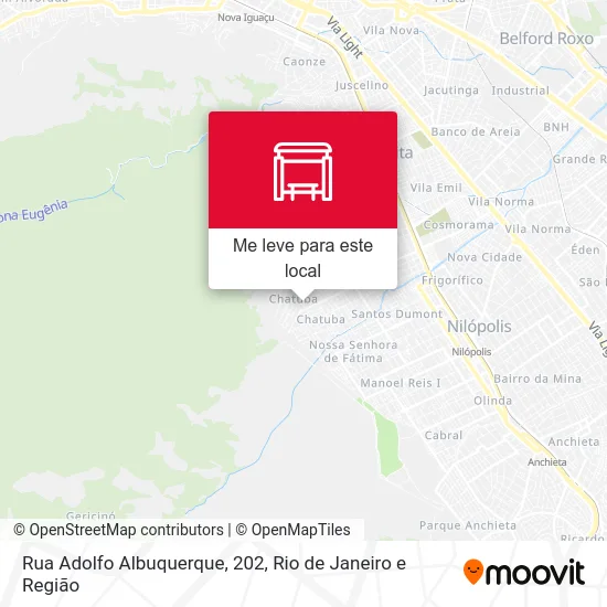 Rua Adolfo Albuquerque, 202 mapa