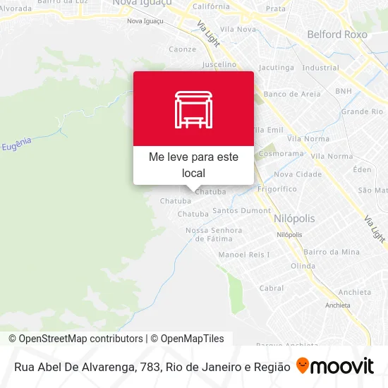 Rua Abel De Alvarenga, 783 mapa
