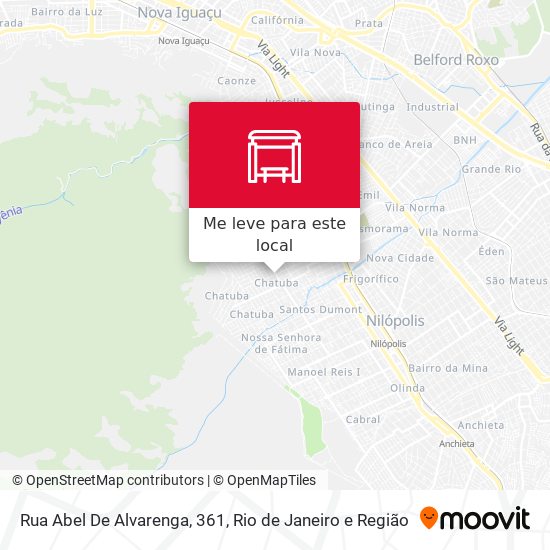Rua Abel De Alvarenga, 361 mapa