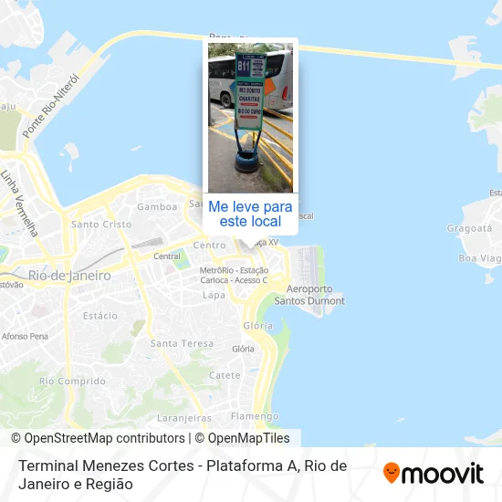 Terminal Menezes Cortes - Plataforma A mapa