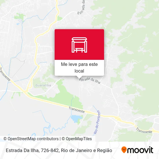 Estrada Da Ilha, 726-842 mapa