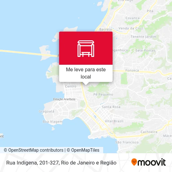 Rua Indigena, 201-327 mapa