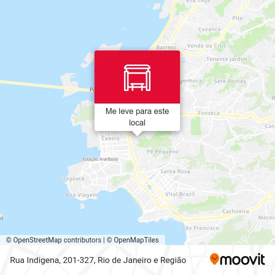 Rua Indigena, 201-327 mapa