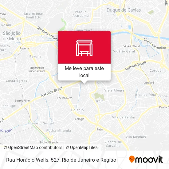 Rua Horácio Wells, 527 mapa
