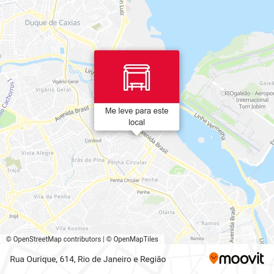 Rua Ourique, 614 mapa