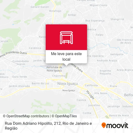 Rua Dom Adriano Hipolito, 212 mapa