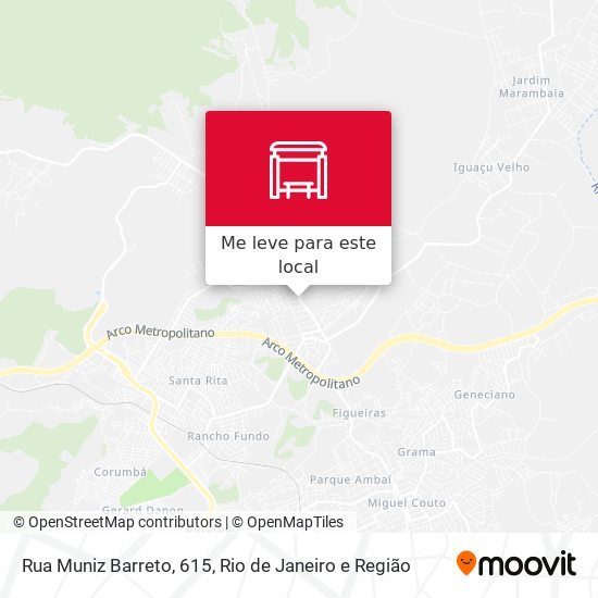 Rua Muniz Barreto, 615 mapa