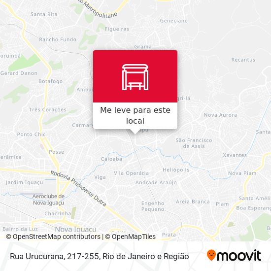 Rua Urucurana, 217-255 mapa