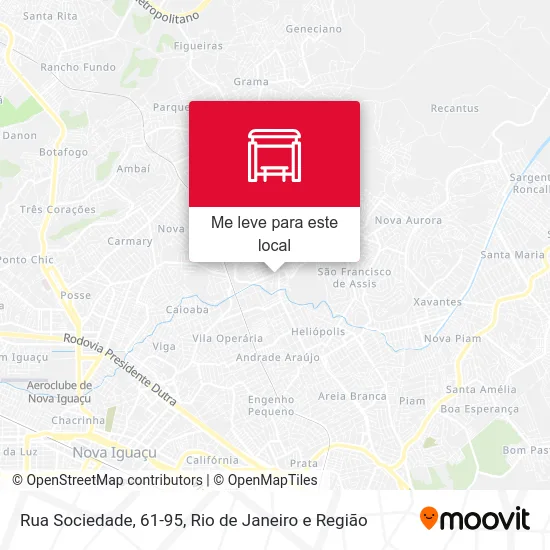 Rua Sociedade, 61-95 mapa