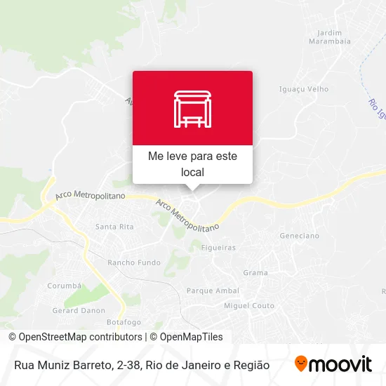 Rua Muniz Barreto, 2-38 mapa