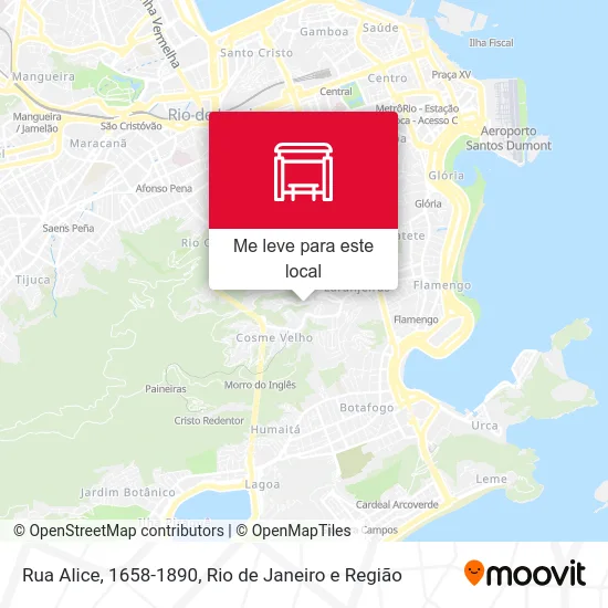 Rua Alice, 1658-1890 mapa