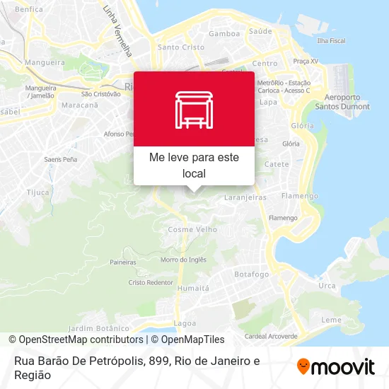Rua Barão De Petrópolis, 899 mapa