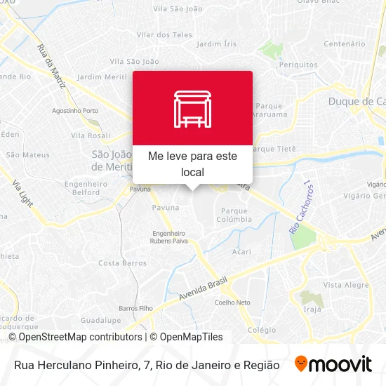 Rua Herculano Pinheiro, 7 mapa