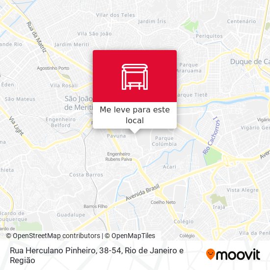 Rua Herculano Pinheiro, 38-54 mapa
