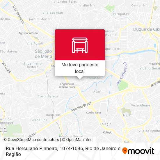 Rua Herculano Pinheiro, 1074-1096 mapa