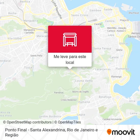 Ponto Final - Santa Alexandrina mapa