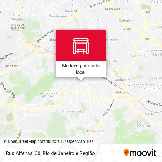 Rua Alfenas, 38 mapa