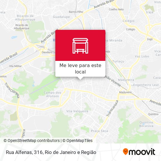 Rua Alfenas, 316 mapa